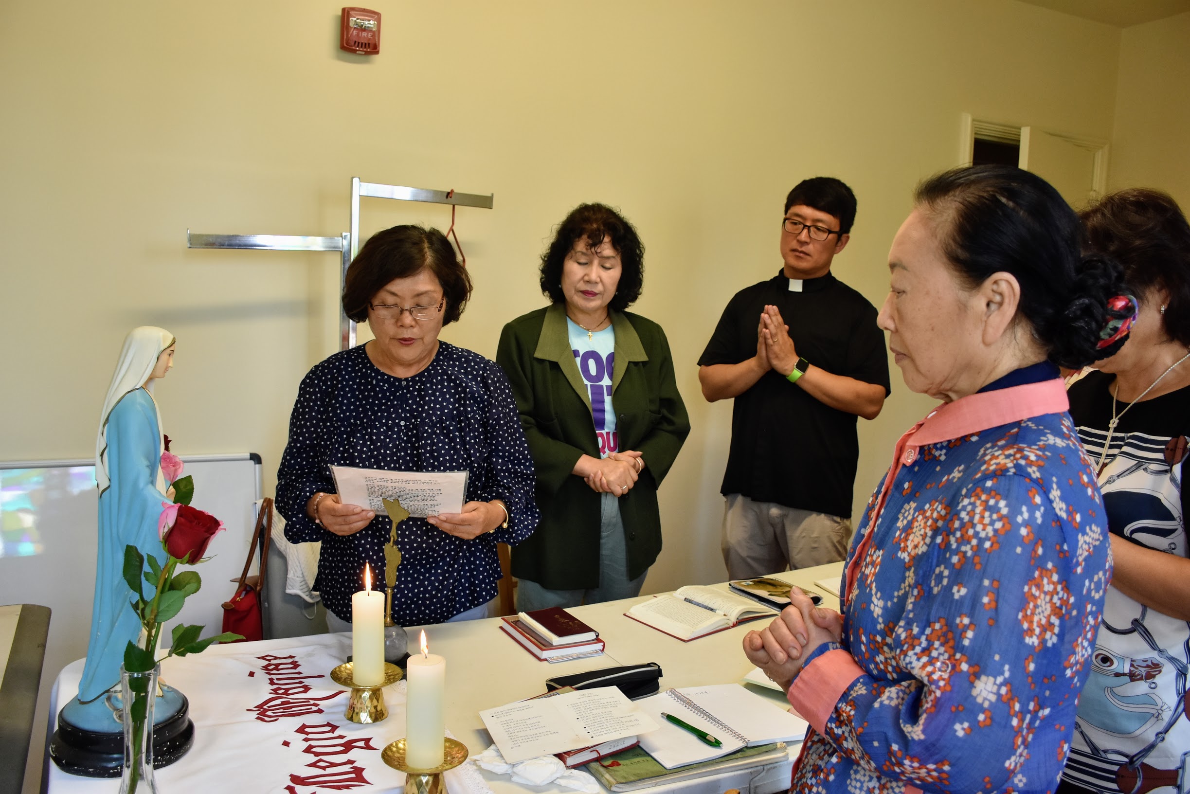 레지오 마리애 선서식 - 김갑영 대건안드레아, 권재복 마가렛