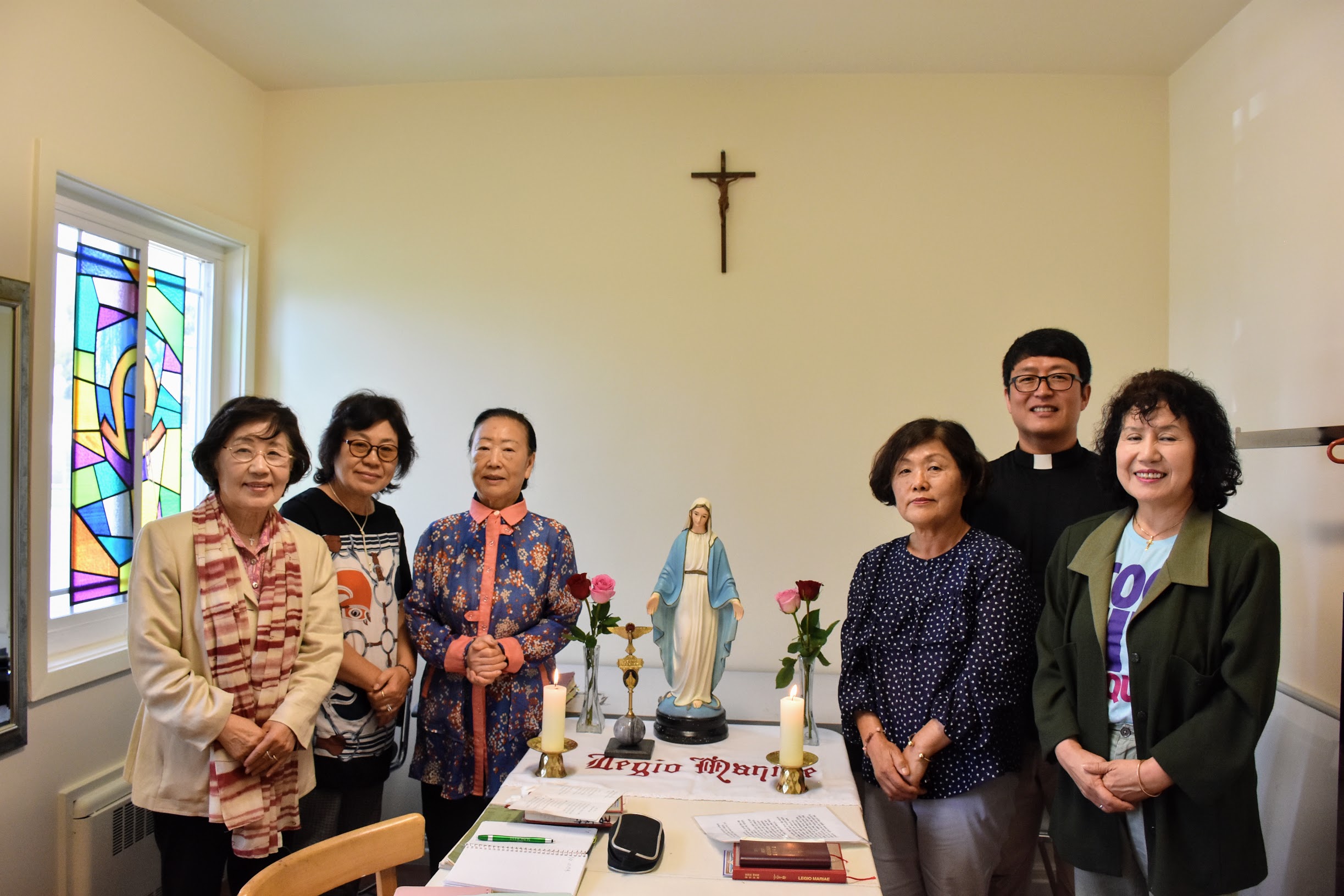 레지오 마리애 선서식 - 김갑영 대건안드레아, 권재복 마가렛