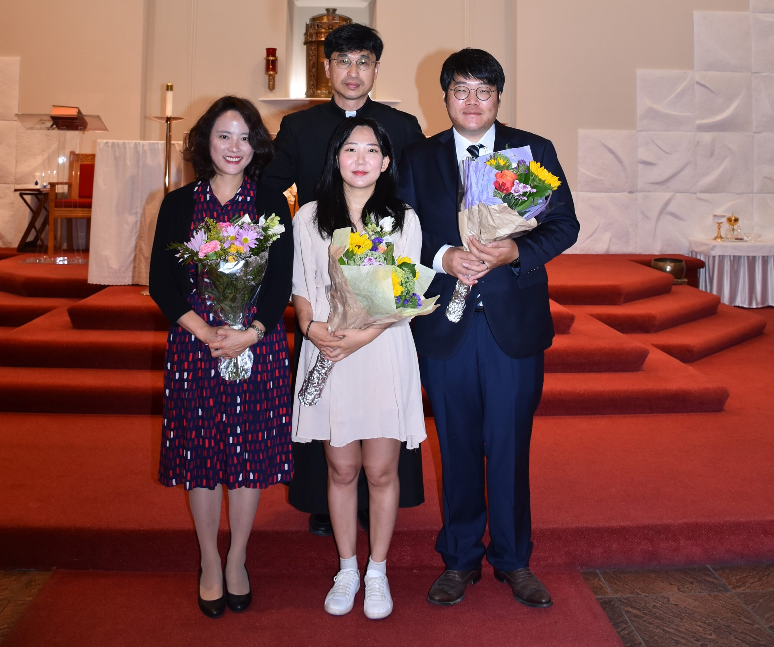 영세식 - 이미지 라디아, 이참희 로베르따, 홍구택 로베르또 - 축하드립니다.