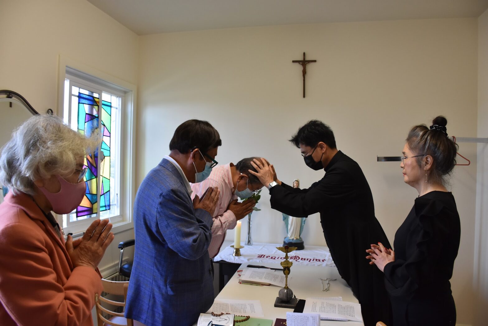 조진행 바실리오님 김경년 베드로님 김경희 사비나님 단장(전윤자 데레사)