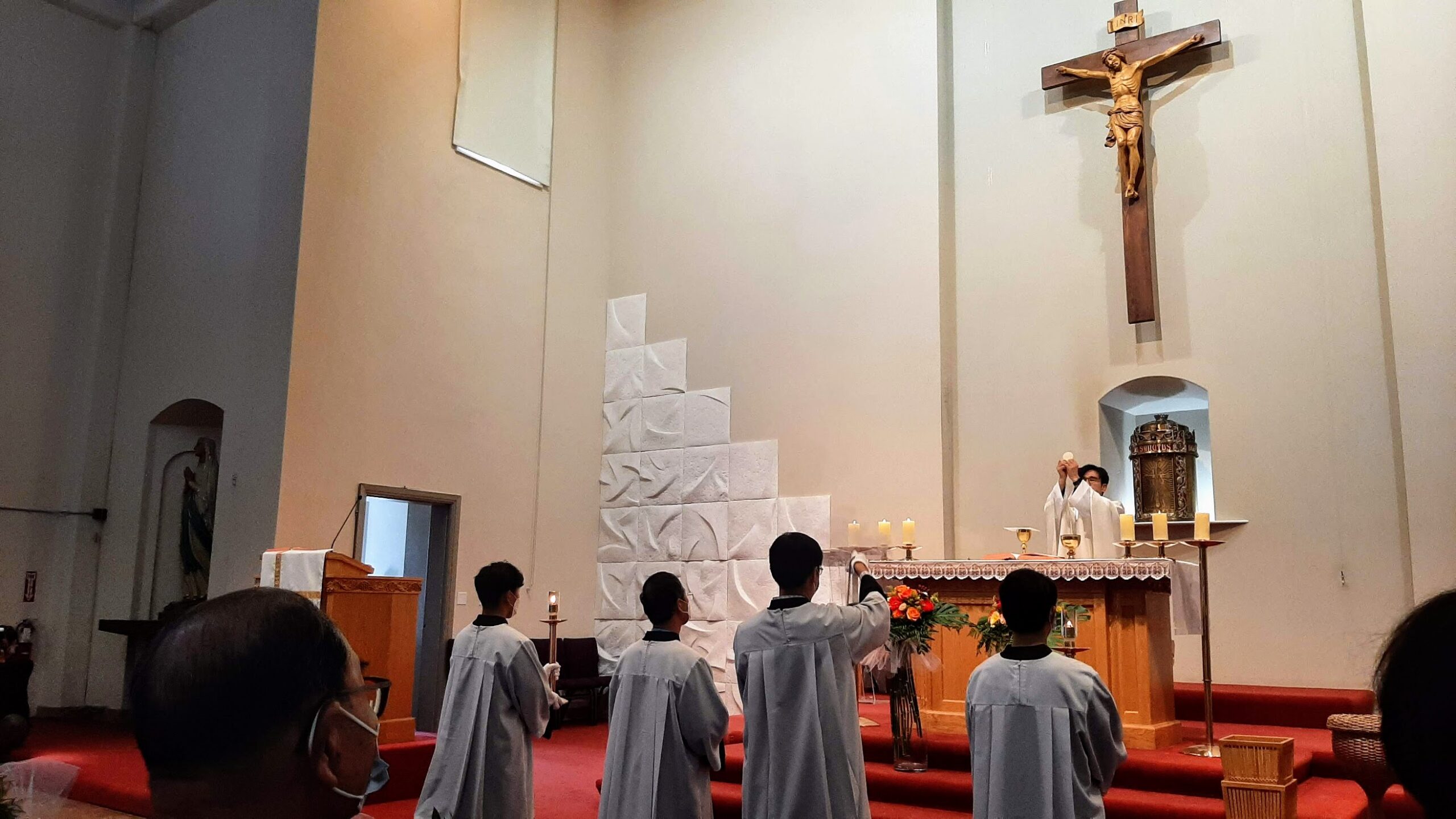 성모 승천 대축일, 첫 영성체, 성모회 전신자 점심 제공