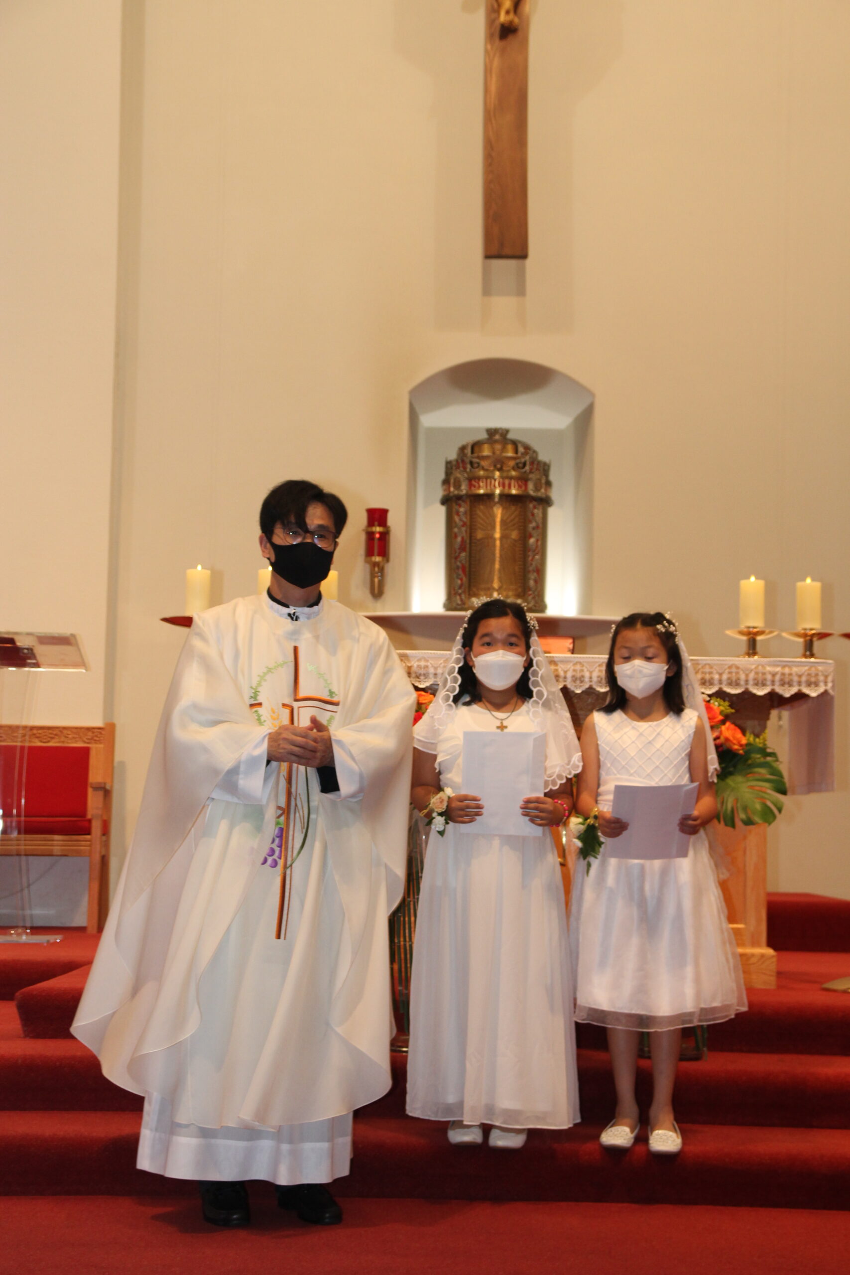 성모 승천 대축일, 첫 영성체, 성모회 전신자 점심 제공