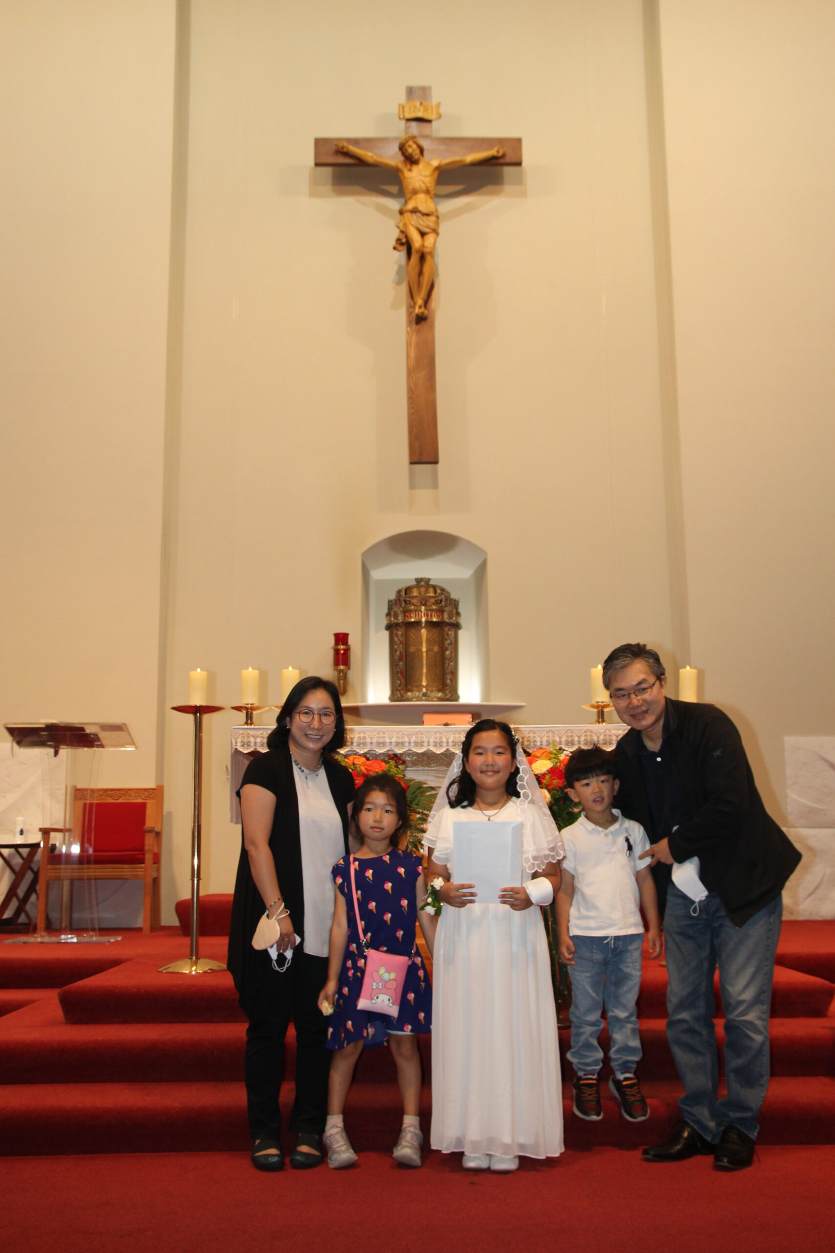 성모 승천 대축일, 첫 영성체, 성모회 전신자 점심 제공